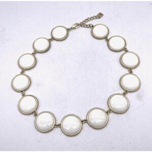 Kendal & Kylie Gemstone Necklace Gold Tone Adjustable Lobster Closure Signed 20"